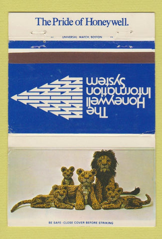 Matchbook Cover - Honeywell Information System Computers WEAR 40 Strike