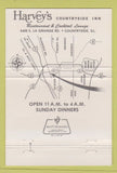 Matchbook Cover - Harvey's Countryside Inn IL 40 Strike