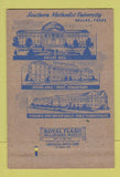 Matchbook Cover - SMU Southern Methodist Dallas TX 40 Strike