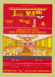Matchbook Cover - Restaurant Tracy QC 40 Strike