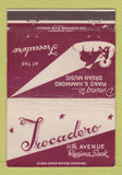 Matchbook Cover - Trocadero Regina SK WORN 40 Strike
