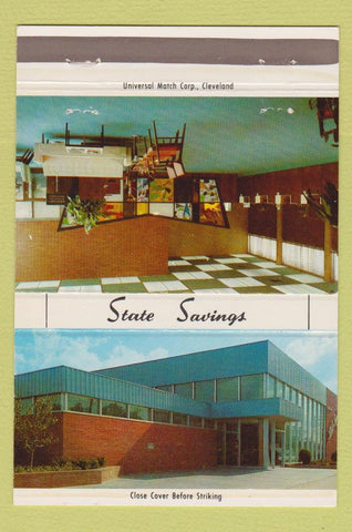 Matchbook Cover - State Savings Bank South Euclid OH 40 Strike