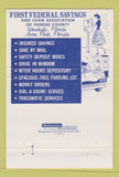 Matchbook Cover - First Federal Savings Loan Wauchula Avon Park FL 40 Strike