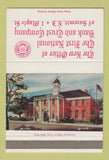 Matchbook Cover - First National Bank Summit NJ 40 Strike