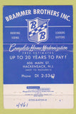 Matchbook Cover - Alcoa Aluminum Siding Brammer Bros Hackensack NJ 40 Strike
