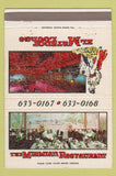 Matchbook Cover - Miamian Restaurant El Matador Lounge Miami FL 40 Strike