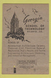 Matchbook Cover - Georgia Tech Yellow Jackets Atlanta GA 40 Strike