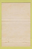 Matchbook Cover - University of Miami FL Hurricanes Coral Gables 40 Strike