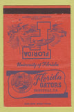 Matchbook Cover - University of Florida Gators Gainesville FL 40 Strike #1