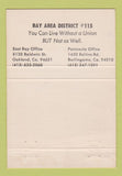 Matchbook Cover - Machinists Union Areospace AFL CIO Oakland CA 40 Strike