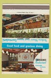 Matchbook Cover - Davidson's Restaurant Kewanee IL 40 Strike