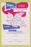 Matchbook Cover - Walper Furniture Adrian MI 40 Strike