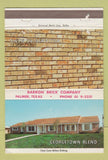 Matchbook Cover - Barron Brick Palmer TX 40 Strike