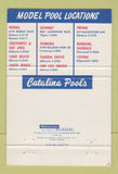 Matchbook Cover - Swimming Pools Santa Maria Downey Burbank CA 40 Strike