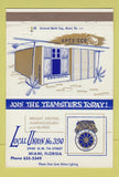 Matchbook Cover - Freight Drivers Warehouse Union Miami FL 40 Strike