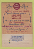 Matchbook Cover - Henshaw Bar Lounge Omaha NE 40 Strike