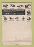 Matchbook Cover - Contractors Machinery Hamilton ON WORN 40 Strike