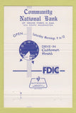 Matchbook Cover - Community National Bank Grand Forks ND 40 Strike