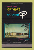 Matchbook Cover - Citizens National Bank Ennis TX 40 Strike