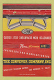 Matchbook Cover - Conveyor Company Los Angeles CA 40 Strike