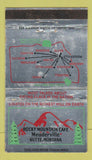 Matchbook Cover - Rocky Mountain Cafe Butte MT WEAR 36 Strike
