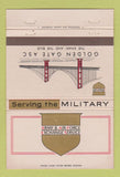 Matchbook Cover - Army & Air Force Exchange Golden Gate Bridge 40 Strike