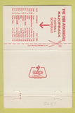 Matchbook Cover - Woodstove North Little Rock AR Razorbacks Schedule 40 Strike