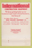 Matchbook Cover Road Builders Eqiupment Memphis TN Corinth MS tractors 40 Strike