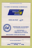 Matchbook Cover - Nestor Systems Optical Machinery Treichlers PA 40 Strike