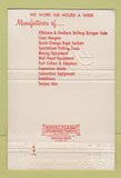 Matchbook Cover - Midway Fishing Tool Long Beach Taft Santa Maria CA 40 Strike