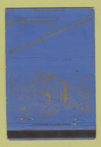 Matchbook Cover - Veterans Administration Hospital Fort Hamilton NY 40 Strike