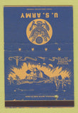 Matchbook Cover - United States Army postcard 40 Strike