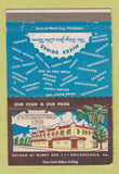 Matchbook Cover - Schwarzwald Inn Philadelphia PA WEAR 40 Strike