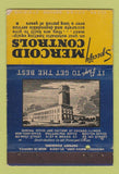 Matchbook Cover - Mercoid Controls Philadelphia Boston 40 Strike