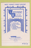 Matchbook Cover - Linden Hall Dawson PA 40 Strike