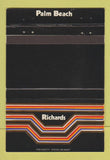 Matchbook Cover - Richards Palm Beach FL 40 Strike