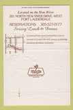 Matchbook Cover - Bryan Homes Restaurant Fort Lauderdale FL 40 Strike