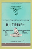 Matchbook Cover - Multipane Insulated Glass Pennsauken NJ 40 Strike