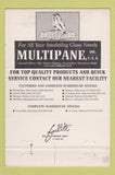 Matchbook Cover - Multipane Insulated Glass Pennsauken NJ 40 Strike