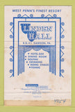 Matchbook Cover - Linden Hall Dawson PA 40 Strike