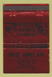 Matchbook Cover - Hotel James Bar Pottstown PA Fried Chicken WEAR 40 Strike