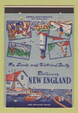 Matchbook Cover - Tourism New England 40 Strike