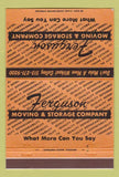 Matchbook Cover - Ferguson Moving Storage Cincinnati OH 40 Strike