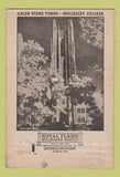 Matchbook Cover - Wellesley College MA WORN 40 Strike