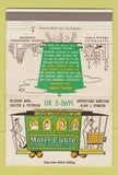 Matchbook Cover - Motel Cable San Francisco CA  40 Strike #1