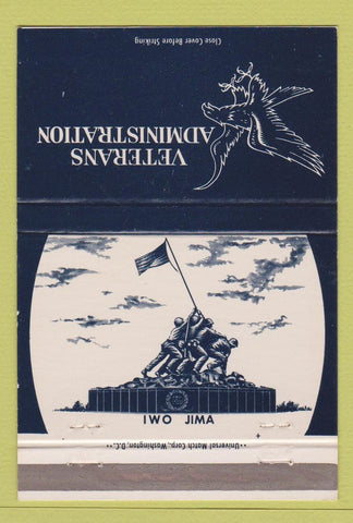 Matchbook Cover - Veterans Administration Iwo Jima 40 Strike