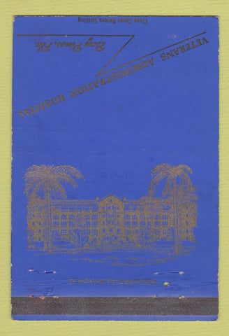 Matchbook Cover - Veterans Administration Hospital Bay Pines FL WORN 40 Strike