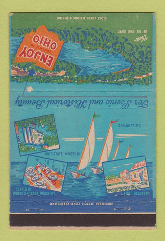 Matchbook Cover - State of Ohio Tourism 40 Strike