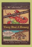 Matchbook Cover - Sansom House Philadelphia PA lobster WEAR 40 Strike