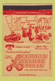 Matchbook Cover - Raysor's Variety Store Reading PA toys 40 Strike